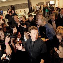 Mark Zuckerberg at Facebook headquarters in Menlo Park, CA, March 7, 2013.