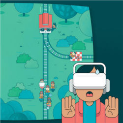 VR-based trolley problem