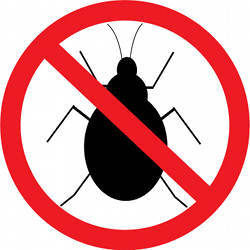 A "no bugs" sign.