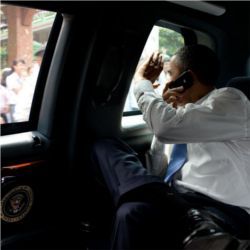 Barack Obama and BlackBerry