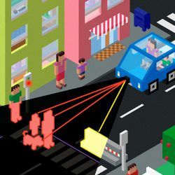 autonomous vehicle ethics, illustration