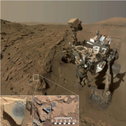 Curiosity Mars rover at Windjana, Mars 