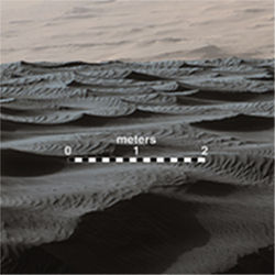 Mars sand dune ripples