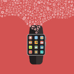 smartwatch, illustration