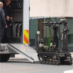 Police bomb-disposal robot