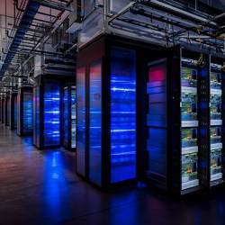 Facebooks new servers for artificial intelligence research, in the companys data center in Prineville, OR.