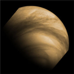 Venus's cloud tops