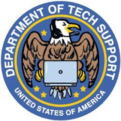 U.S. Department of Tech Support logo