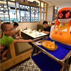 Robot server, China