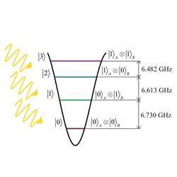 A multi-level quantum system - ququart. 