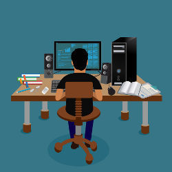 programmer, illustration