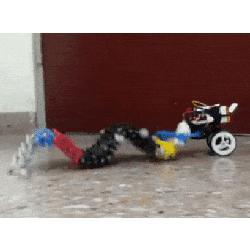 The Single-Actuator Wave robot.