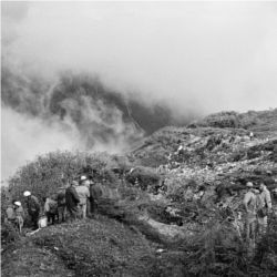 Wreckage of Alaska Airlines Flight 1866, 1971