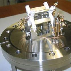 The Oxford University team used the ion trap device shown here to achieve their record.