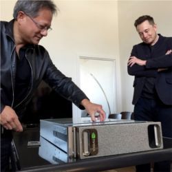 Jen-Hsun Huang, DGX-1, Elon Musk