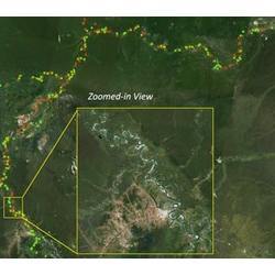 Researchers' global water monitoring system detected meandering of the Ucayali River in South America.