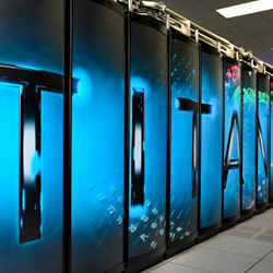 The Titan supercomputer.