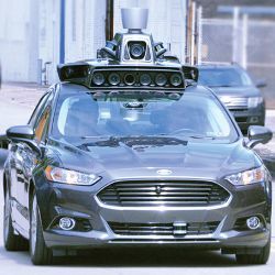 Uber self-driving vehicle