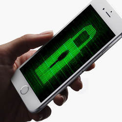 A locked iPhone.