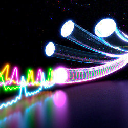 Optical Fibers Getting Full, illustration