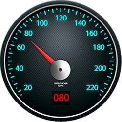 A speedometer.