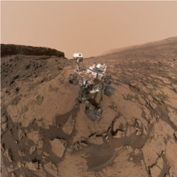 Curiosity Mars rover self-portrait