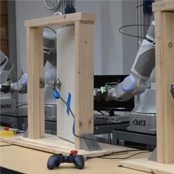 Robots practice opening different doors