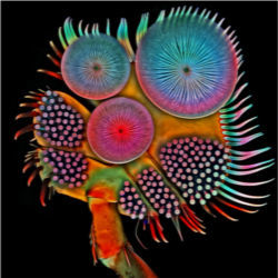 Foot of a diving beetle