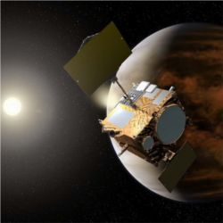 Akatsuki probe orbiting Venus