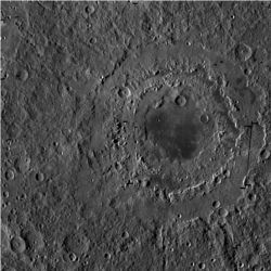 Orientale basin, moon