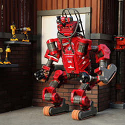 The Chimp robot built by a Carnegie Mellon University team.