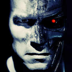 Arnold Schwarzenegger in the Terminator movie series.