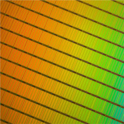 Wafer of 3D NAND chips
