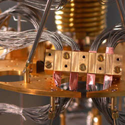 Inner workings of a quantum computing prototype.