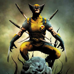 Wolverine, a comic book character who can heal any injury.