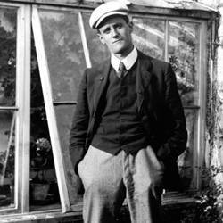 James Joyce as a young man.