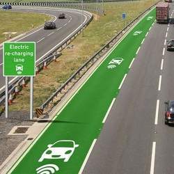 Smart roads may include electric vehicle recharge lanes.
