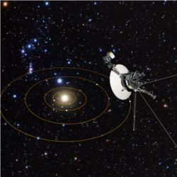 Voyager 1 views solar system