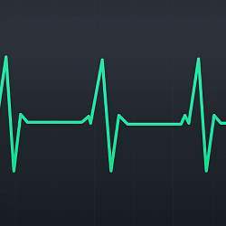 Monitoring a heartbeat.