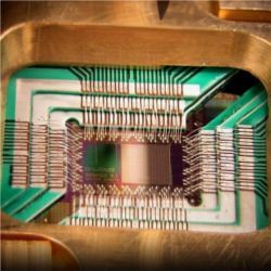 D-Wave quantum chip