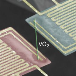vanadium dioxide nanobeam bridge