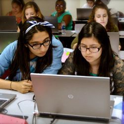 female computer science students