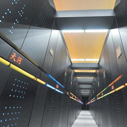 The Tianhe-1A supercomputer at China's National Supercomputer Center in Tianjin.