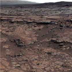 Mars bedrock