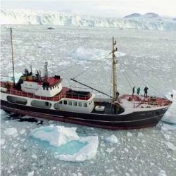 Research ship M/V Cape Race, Greenland