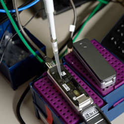 The researchers used this nanopore sequencing device and new software to find DNA methylation marks.