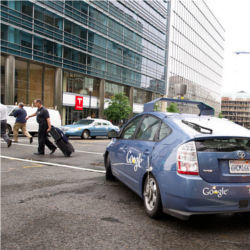 Pedestrians, autonomous car