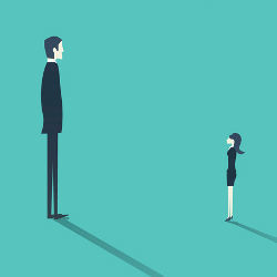 gender inequality, illustration