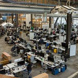 Facebook headquarters in Menlo Park, CA.