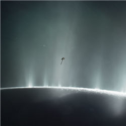 Cassini in Enceladus plume